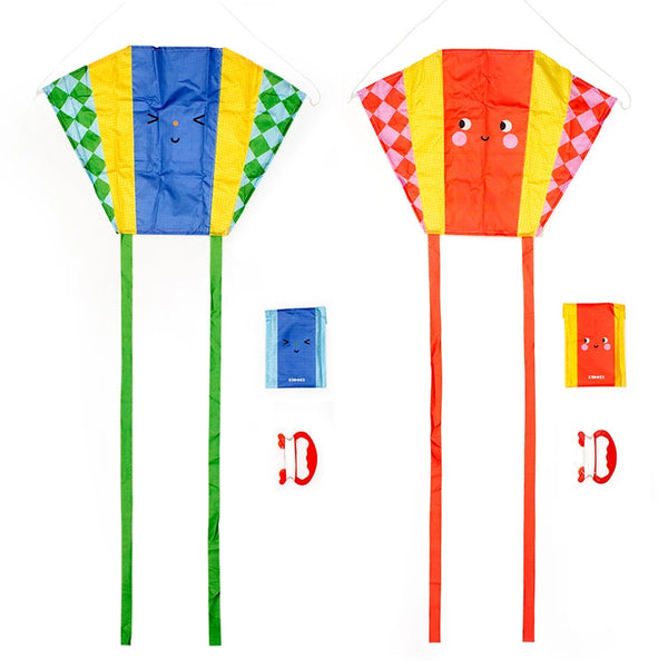Kidoki Funny Faces Pocket Kites