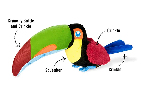 Toucan Dog Toy