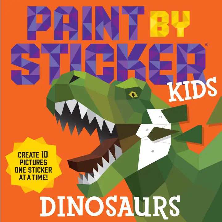 Paint By Sticker Kids - Dinosaurs