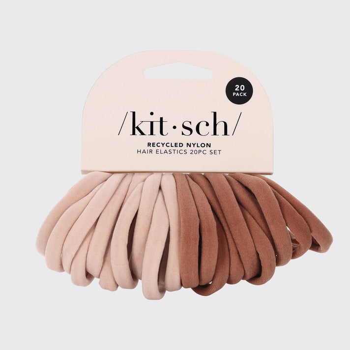 Recycled Nylon Elastics 20pc Set - Blush