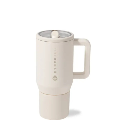 Cream HydroJug 20 oz Traveler Tumbler