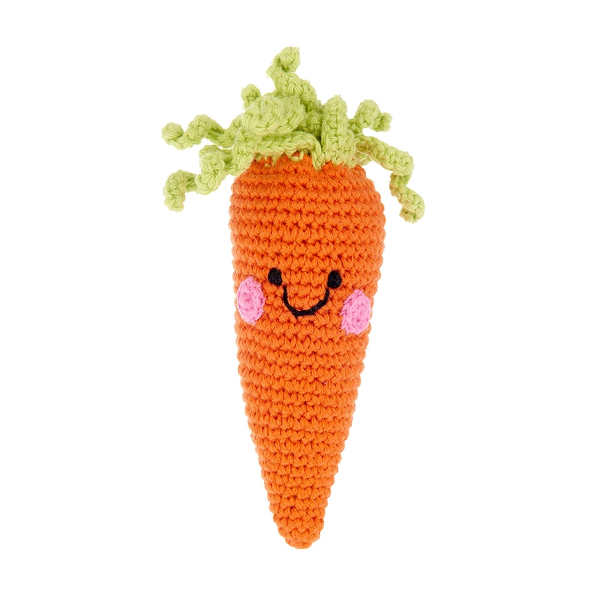 Carrot Play Food Rattle