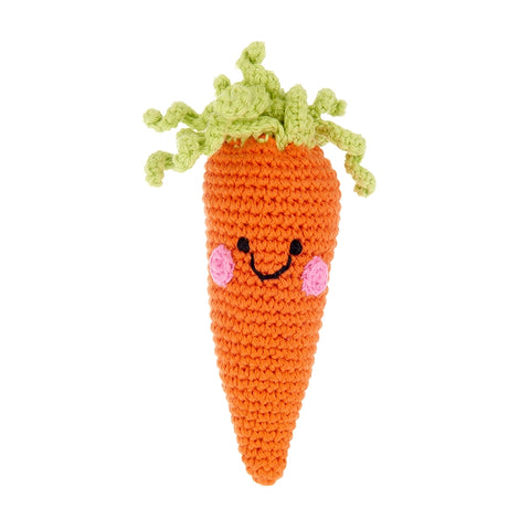 Carrot Play Food Rattle