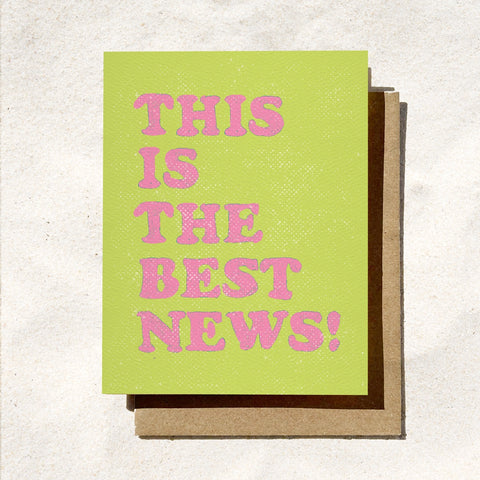 This Is the Best News Card