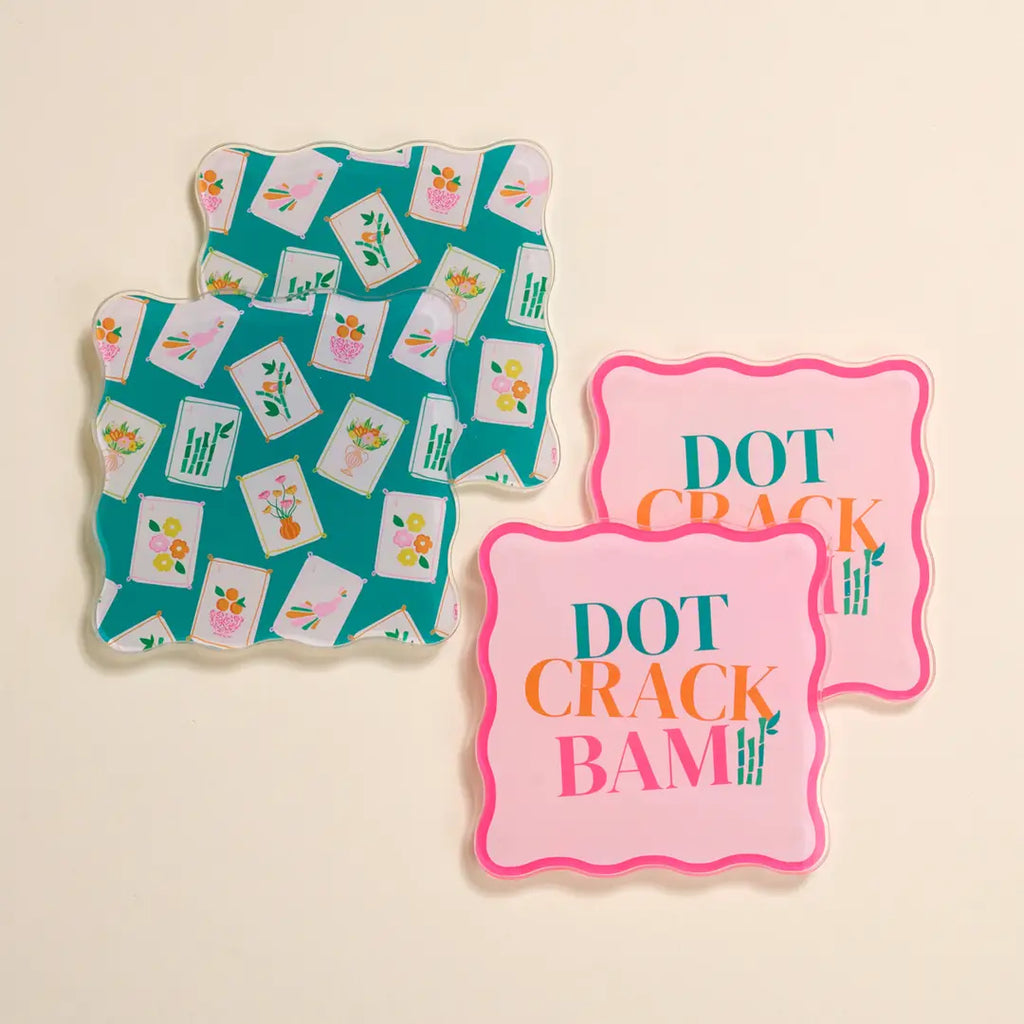 Table Talk Acrylic Coaster Set