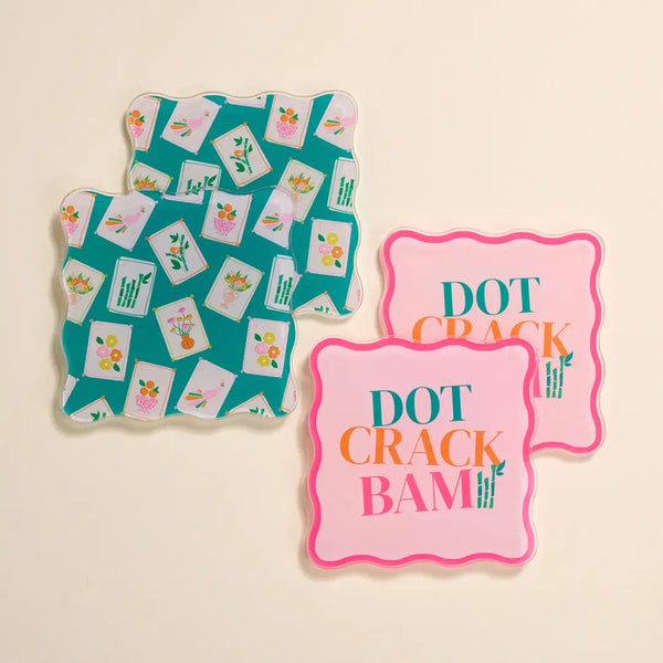 Table Talk Acrylic Coaster Set