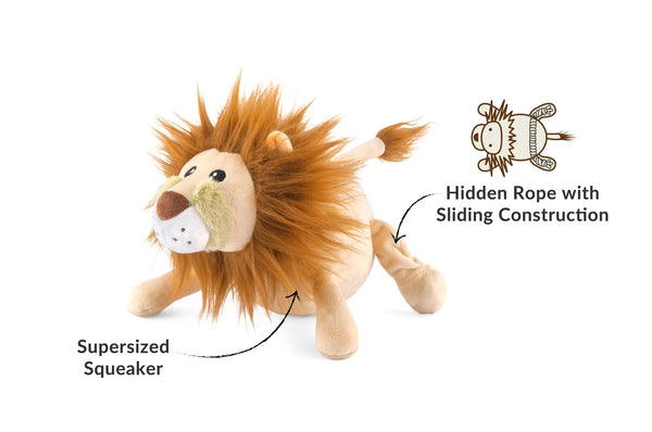 Safari Lion Dog Toy