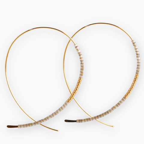Norah Earrings - Smoky Quartz