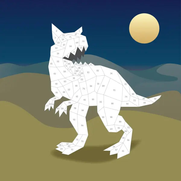 Paint By Sticker Kids - Dinosaurs