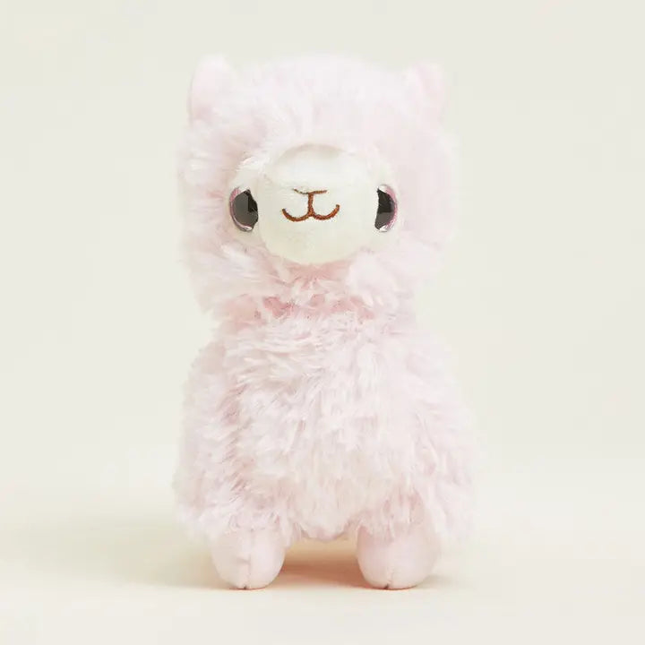Pink Llama Warmies Junior