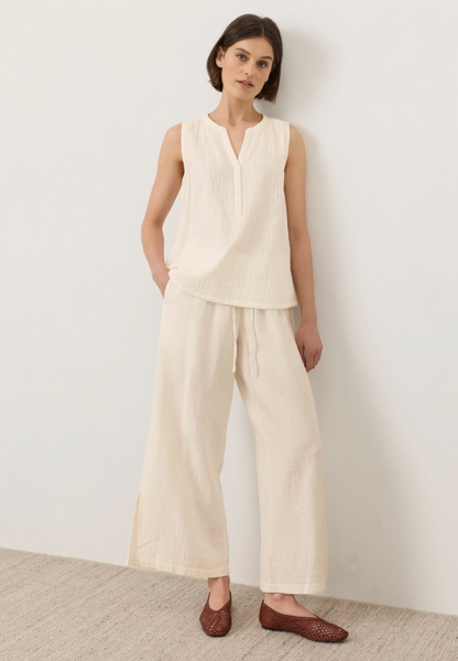 Henley Tank -- Cream