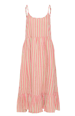 Pinehurst Dress -- Azalea Stripe