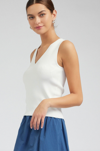 Matcha Top -- White