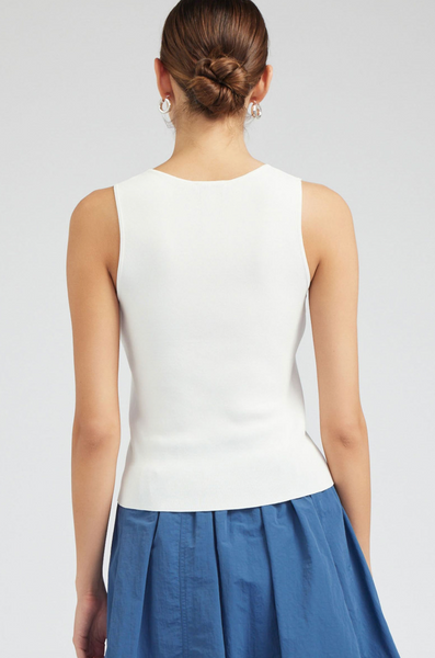 Matcha Top -- White