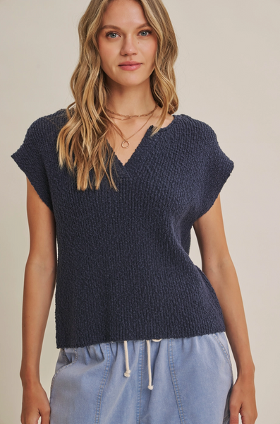 Jenna Top -- Navy