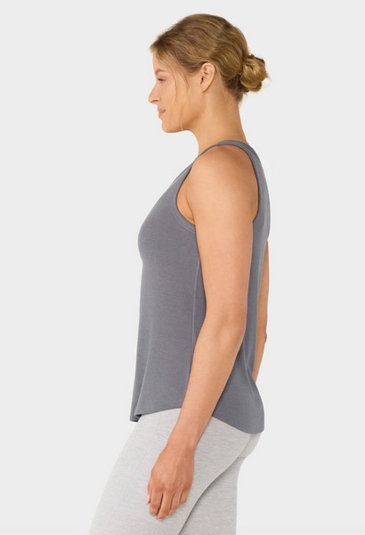 Relaxed Rib Tank -- Shadow