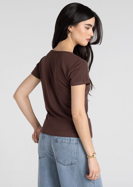 Evanore Top -- Deep Mahogany