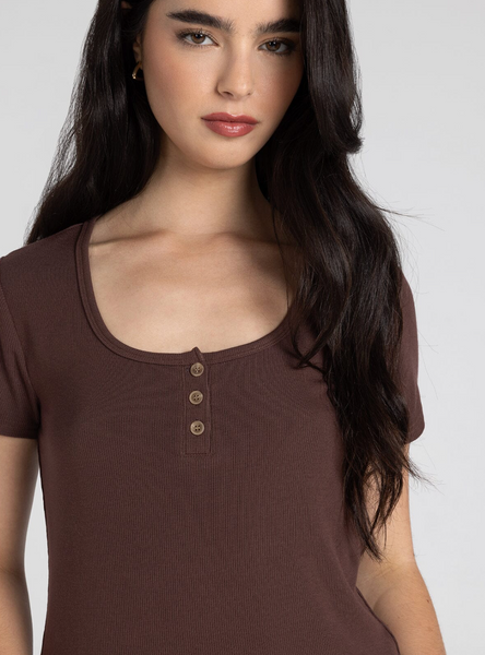 Evanore Top -- Deep Mahogany