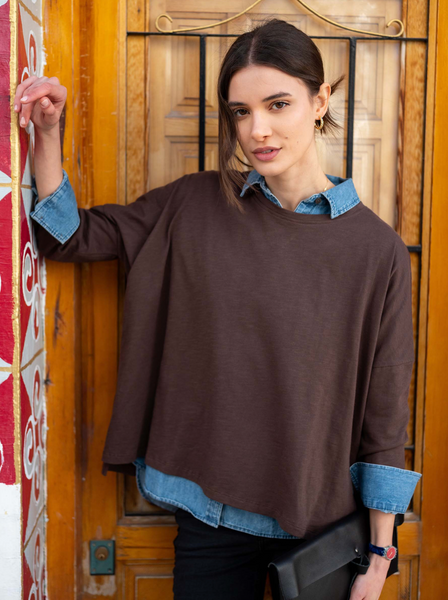 Catalina Tee -- Espresso