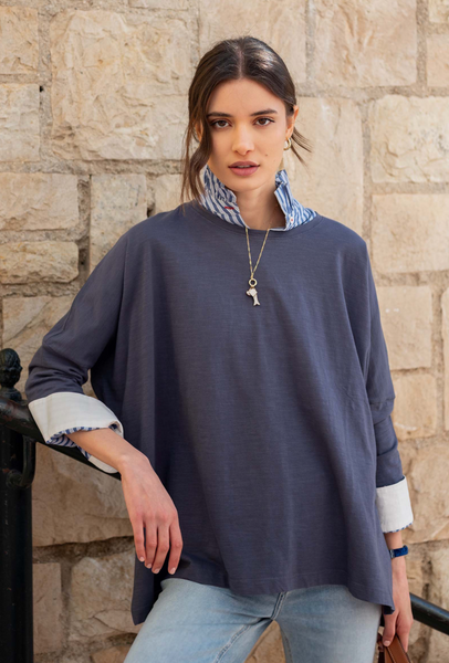 Catalina Tee -- Indigo
