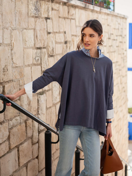 Catalina Tee -- Indigo