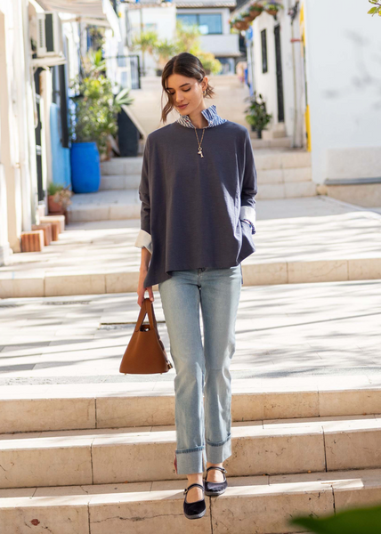 Catalina Tee -- Indigo