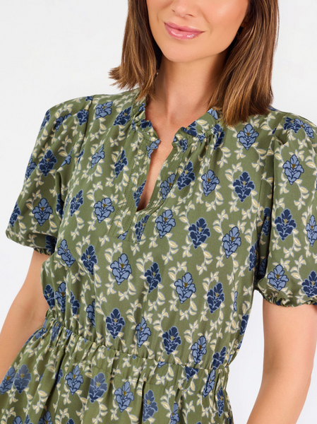 Lainey Dress -- Olive