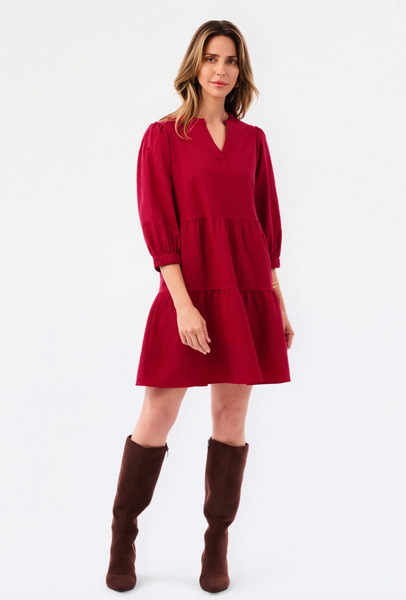 Cooper Dress -- Cranberry