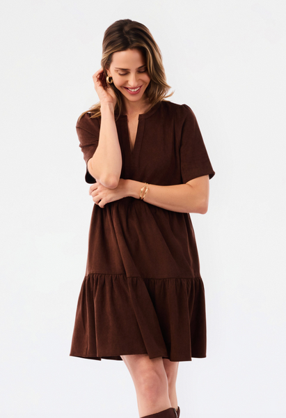 Adelyn Dress -- Espresso
