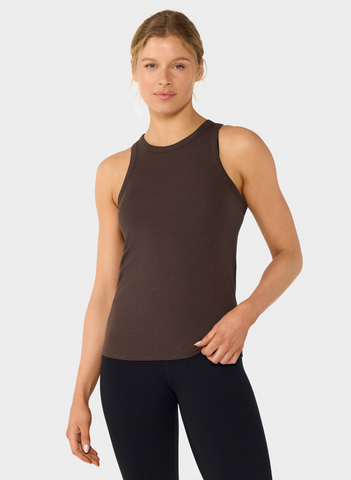 Perfect Fit Rib Tank -- Espresso