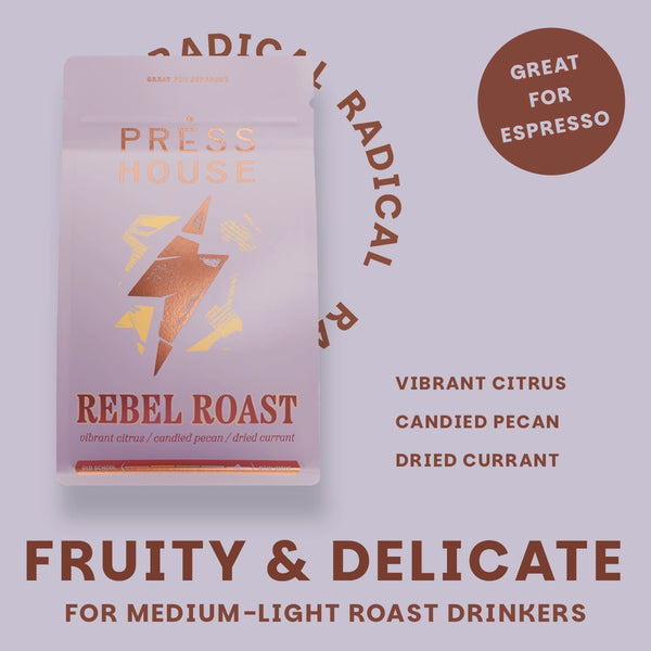 Rebel Roast - 12oz Medium-Light Roast Blend