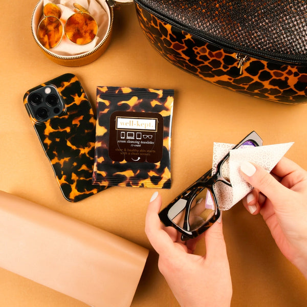 Tortoiseshell Screen Cleansing Towelettes