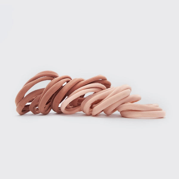 Recycled Nylon Elastics 20pc Set - Blush
