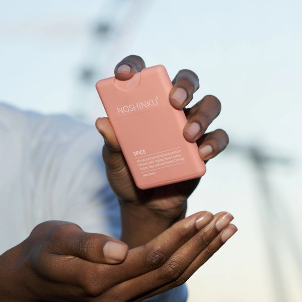 Orange Coriander Refillable Pocket Hand Sanitizer