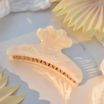 Swan French Claw - Opal