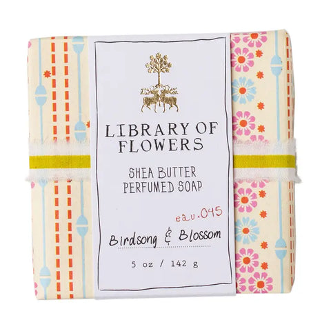 Floral Stripe Square Soap