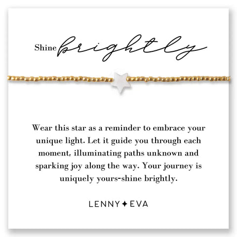 Intentions Bracelet - Star Mother-of-pearl