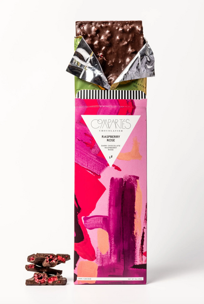 Raspberry Rose Gourmet Dark Chocolate Bar (CANNOT SHIP)